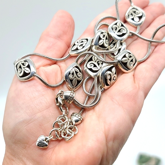 Brighton "EVE'S MAGIC" XL Layering Necklace w/ Abstract Diamond Stations - Picture 13 of 15